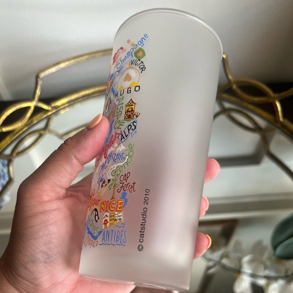 NWT Catstudio “France” Glass - Picture 4 of 6